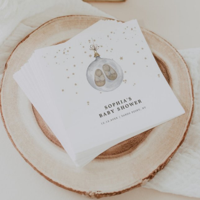 Baby it’s cold outside Winter Baby Shower Napkins (Creator Uploaded)