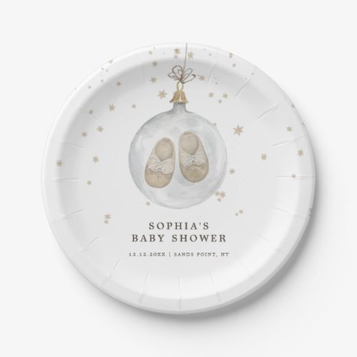 Baby its cold outside Winter Baby Shower Paper Plates