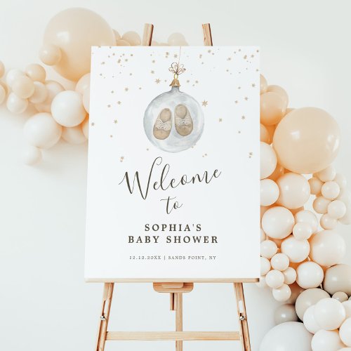 Baby its cold outside Winter Baby Shower Welcome  Foam Board