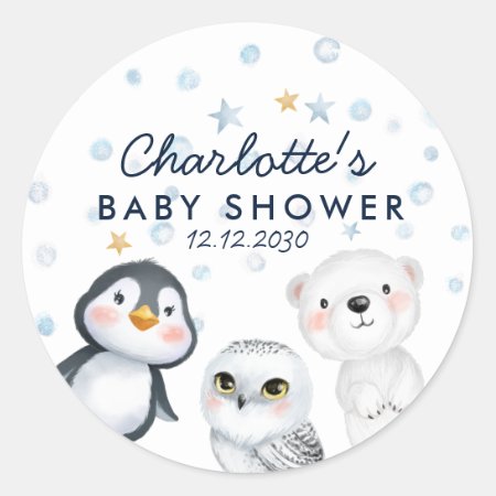 Baby Polar Bear Stickers, Zazzle