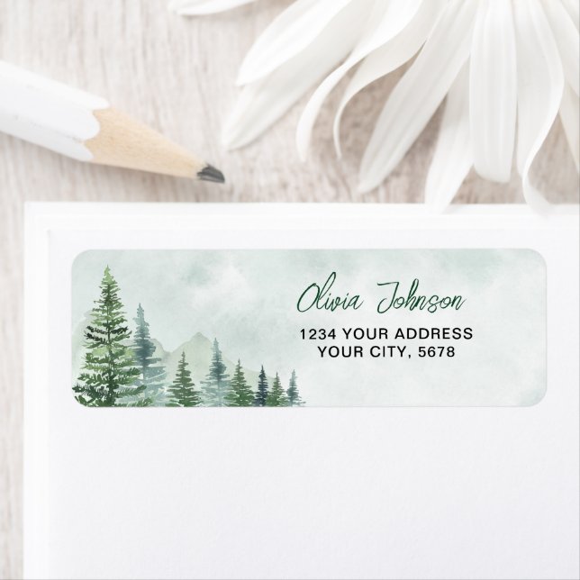 Baby it's Cold Outside Baby Shower Address Label (Insitu)