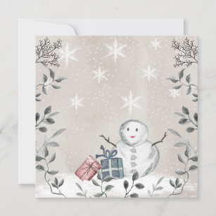  Baby it's cold outside baby shower blank card