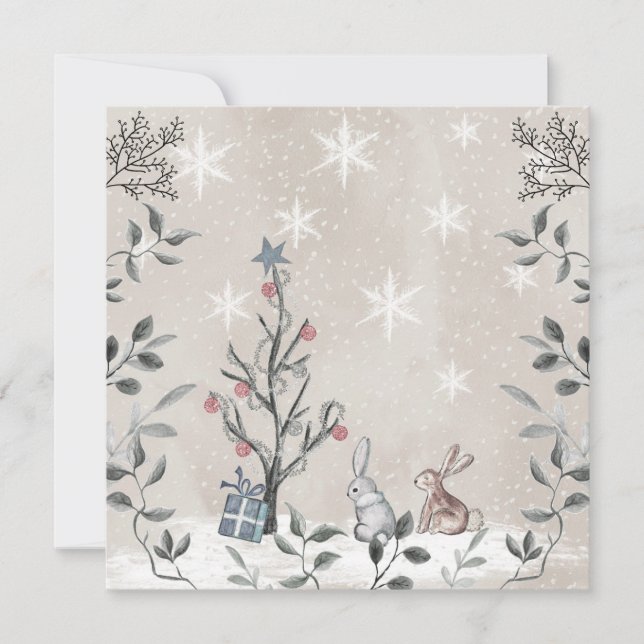  Baby it's cold outside baby shower blank card (Front)