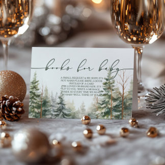 Baby Its Cold Outside Baby Shower Book Request Enclosure Card