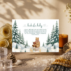 Baby Its Cold Outside Baby Shower Book Request  Enclosure Card
