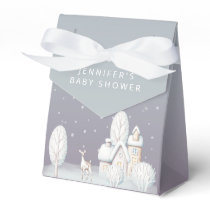Baby its cold outside baby shower favor box