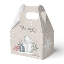 Baby its cold outside baby shower favor boxes