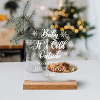 Baby It's Cold Outside Baby Shower Hot Cocoa Bar