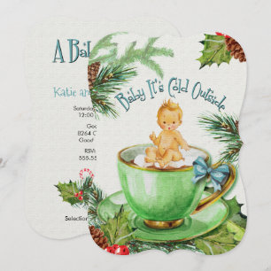Baby It's Cold Outside Baby Shower Invitation