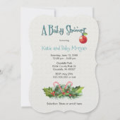 Baby It's Cold Outside | Baby Shower Invitation (Back)