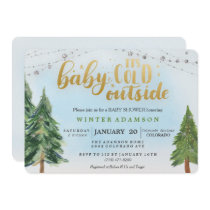 Baby Its Cold Outside Baby Shower Invitation