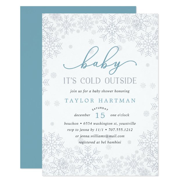 Baby It's Cold Outside | Baby Shower Invitation