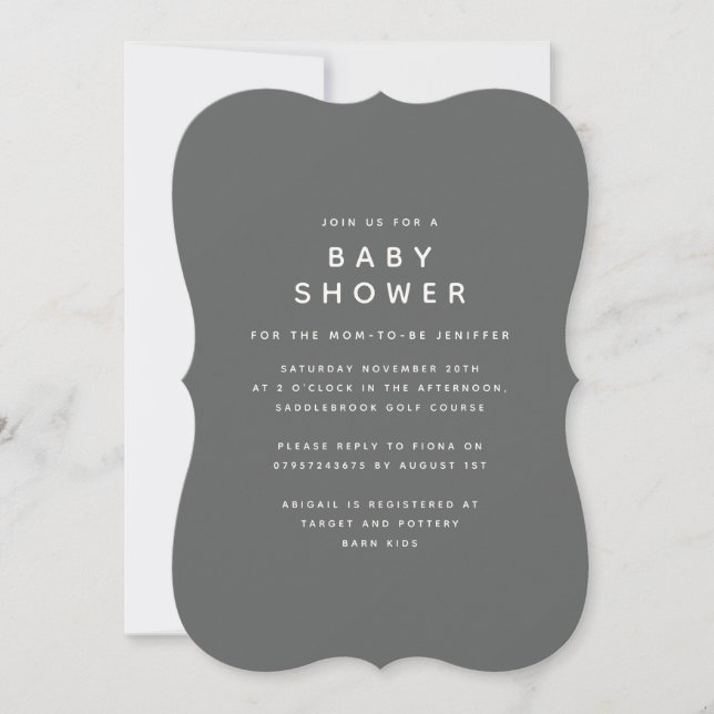 Baby its cold outside baby shower invitation (Front)