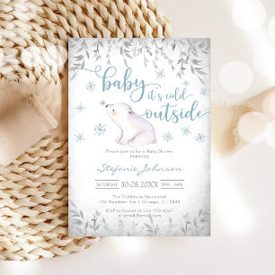 Baby It's Cold Outside Baby Shower Invitation