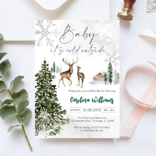 Baby It's Cold Outside Baby Shower Invitation