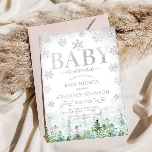 Baby It's Cold Outside Baby Shower Invitation