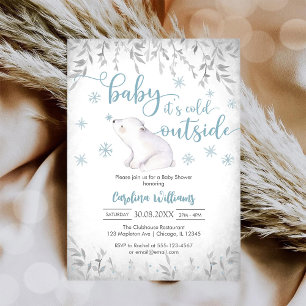 Baby It's Cold Outside Baby Shower Invitation
