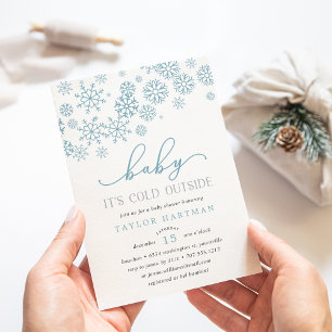 Baby It's Cold Outside Baby Shower Invitation