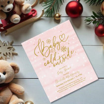 Baby It's Cold Outside Baby Shower Invitation