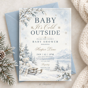 Baby It's Cold Outside Baby Shower Invitation