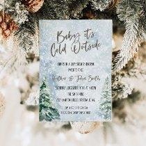 Baby it's Cold Outside Baby Shower Invitation