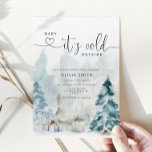 Baby its cold outside baby shower invitation<br><div class="desc">Baby its cold outside baby shower Invitation. Gender Neutral Baby Shower Invitation.
Matching items available.</div>