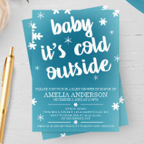 Baby It's Cold Outside Baby Shower Invitation