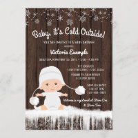 Baby its Cold Outside Baby Shower Invitation