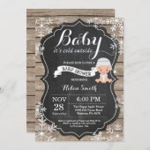 Baby its Cold Outside Baby Shower Invitation (Front/Back)