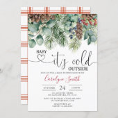 Baby its cold outside Baby Shower Invitation (Front/Back)