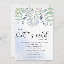 Baby it's cold outside baby shower invitation