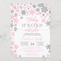 Baby Its Cold Outside Baby Shower Invitation