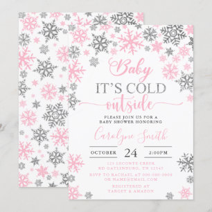 Baby Its Cold Outside Baby Shower Invitation