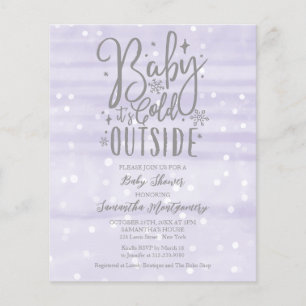 Baby It's Cold Outside Baby Shower Invitation