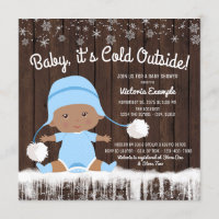 Baby its Cold Outside Baby Shower Invitation