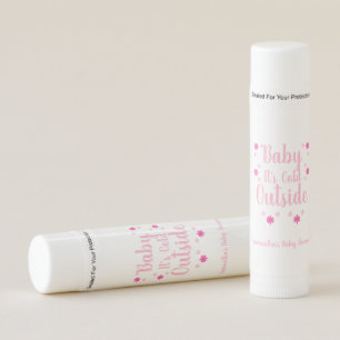 Baby It's Cold Outside Baby Shower Lip Balm