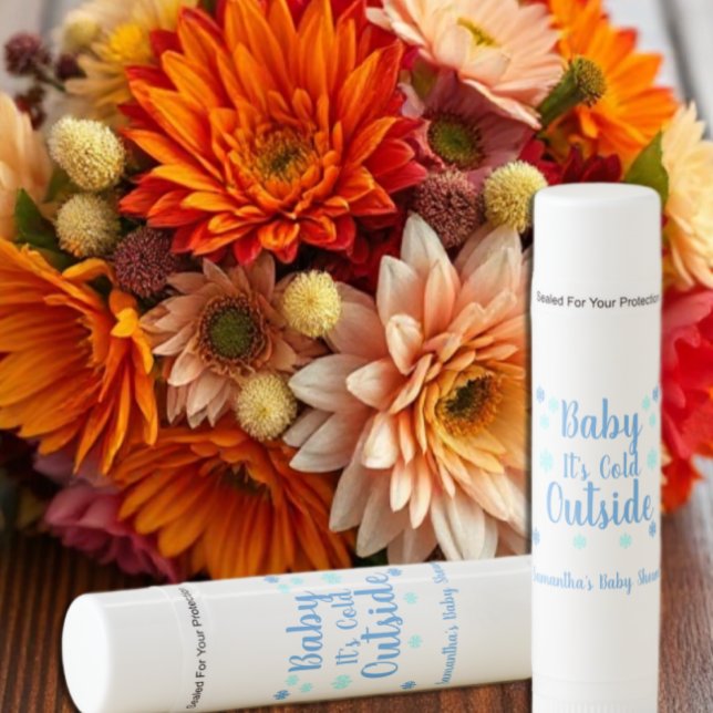 Baby It's Cold Outside Baby Shower Lip Balm (Creator Uploaded)