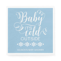 Baby It's Cold Outside Baby Shower Napkin