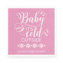 Baby It's Cold Outside Baby Shower Napkin