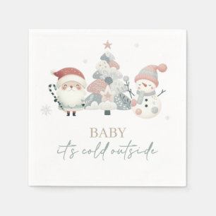 Baby Its Cold Outside Baby Shower Napkins