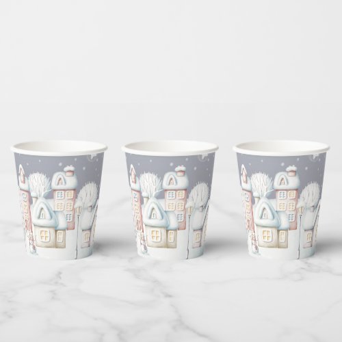 Baby its cold outside baby shower paper cups