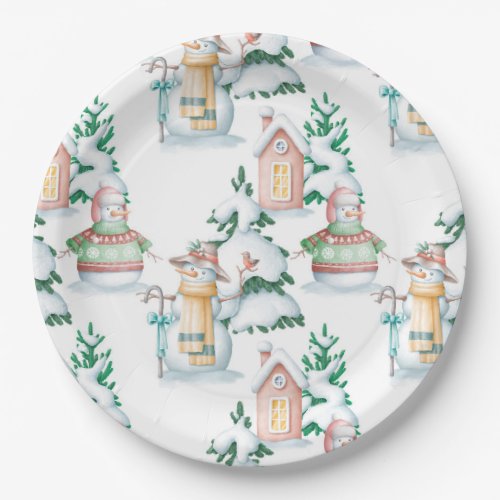 Baby its cold outside baby shower paper plates