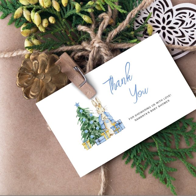 Baby its cold outside baby shower thank you card (Creator Uploaded)