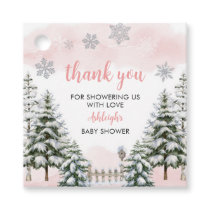 Baby it's Cold Outside Baby Shower Thank You Favor Tags