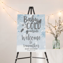 Baby It's Cold Outside Baby Shower Welcome Sign