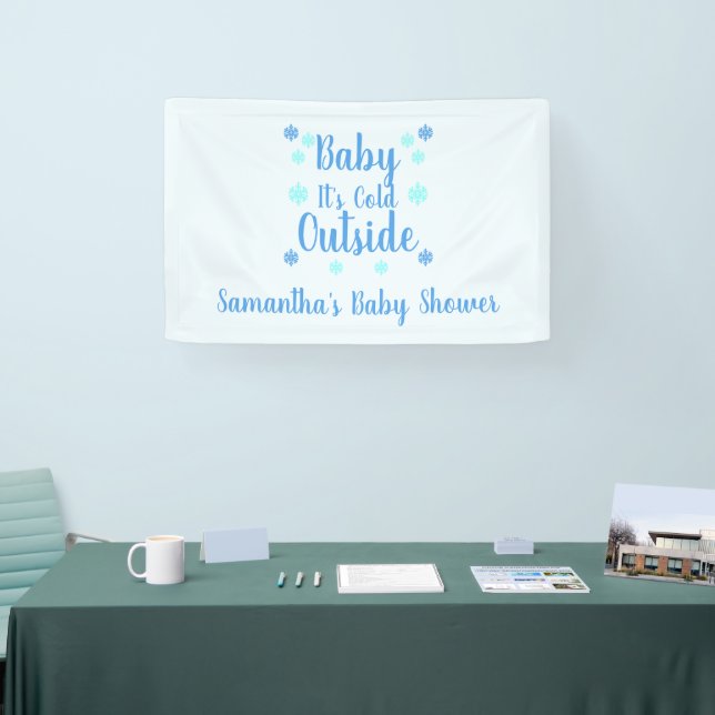 Baby It's Cold Outside Banner (Tradeshow)