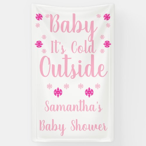 Baby Its Cold Outside Banner