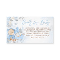 Baby Its Cold Outside Blue Bear Books for Baby Enclosure Card