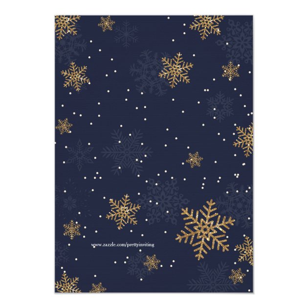 Baby It's Cold Outside, Blue Boy Shower Invitation