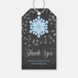 snowflake gift tag